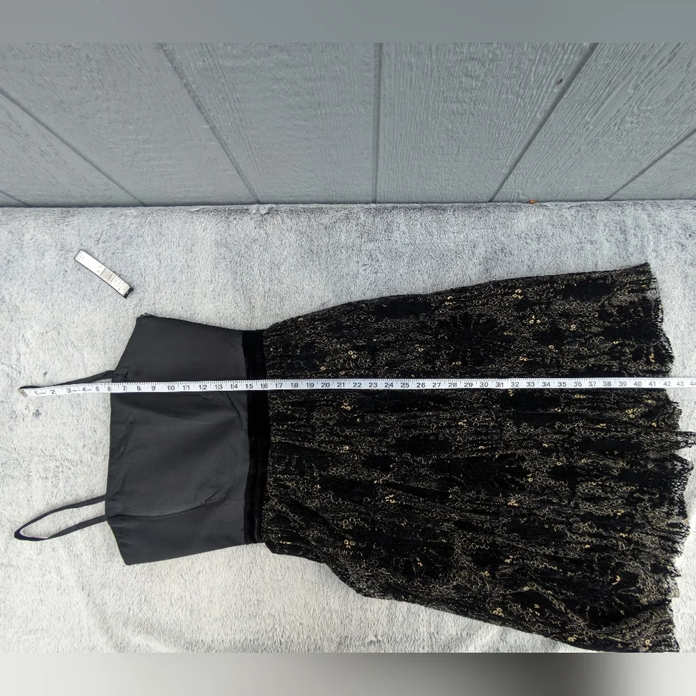 Tahari Arthur S. Levine‎ Corset Top Dress Lace Overlay Sz 6
